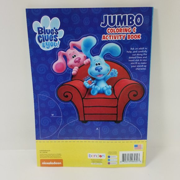 Blues Clue's and you Jumbo Coloring and Activity book - Picture 4 of 5
